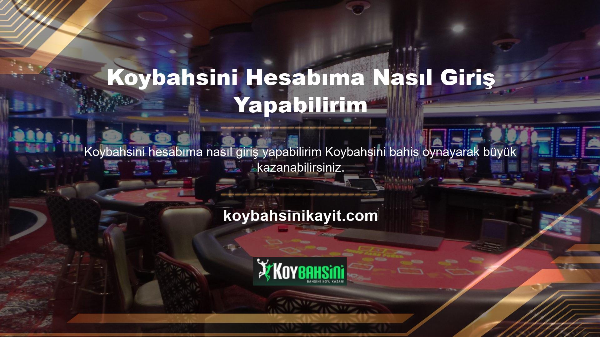 Çünkü Koybahsini, internet slot hızına ulaşmış güvenilir bir bahis sitesidir