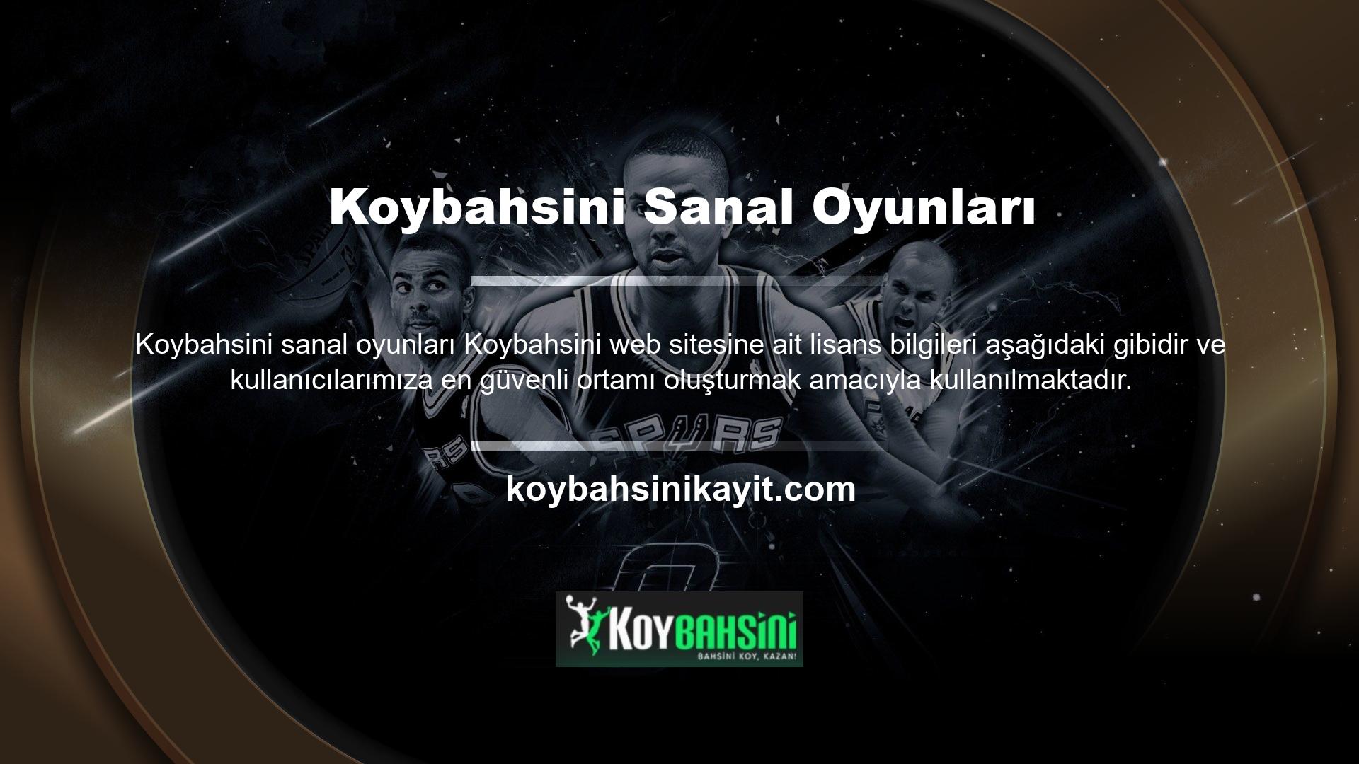 Bu nedenle Koybahsini sitesine olan güveninizden hiçbir şüphe duymadan bu sitenin tüm özelliklerini kullanabilirsiniz