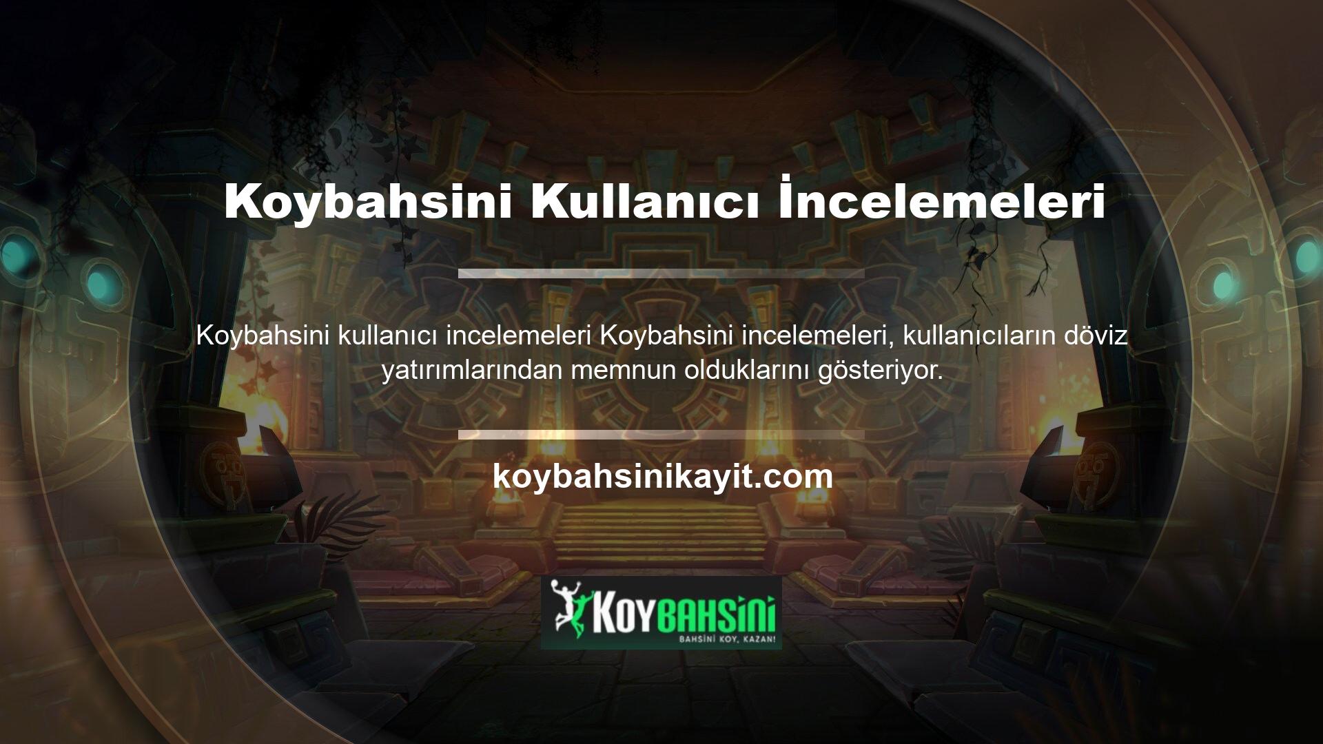 Koybahsini çevrimiçi hizmeti ile hızlı ve kolay bir şekilde yabancı para alıp satabilirsiniz
